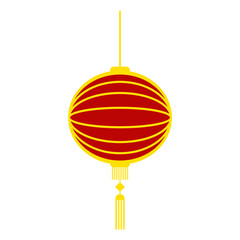 Chinese New Year Lantern Icon, Simple Icon Vector Design, best used for presentation, application, web and banner