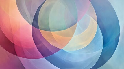Obraz premium Abstract artwork symbolizing emotional well-being with serene patterns and vibrant colors, perfect for wellness campaigns and inspirational content.