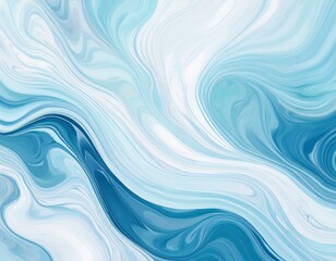 青と水色のマーブル模様　背景用