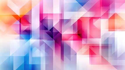 Fototapeta premium Abstract geometric color.