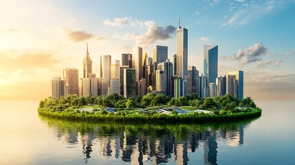 Realistic rendering of corporate social responsibility programs showcasing sustainability initiatives social impact efforts stakeholder engagement strategies that drive positive change