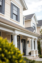 Elegant Home Exterior: Classic Design and Architectural Details of a Dream House