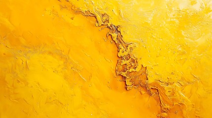 Obraz premium 3D fluid yellow texture vibrant glowing background design