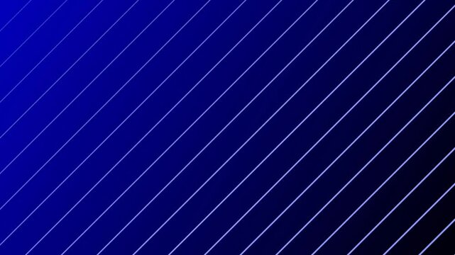 Animated diagonal white lines on a dark blue gradient background