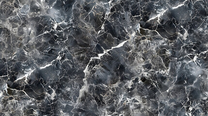 Obraz premium Gray marble pattern texture, generative ai