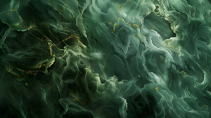 Green marble stone texture background, generative ai