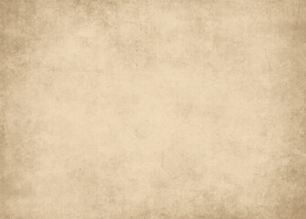 Background texture of old vintage worn paper. Ancient antique shabby parchment