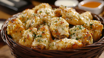 Crispy Garlic Parmesan Chicken Wings Recipe