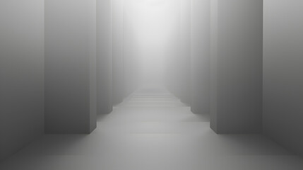 Obraz premium Grey gradient abstract background, generative ai