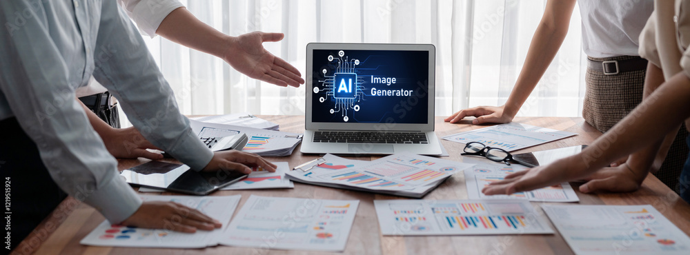 Poster generative ai virtual assistant tools for prompt engineer and user for ease of engage artificial int