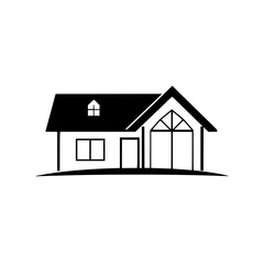 Modern House Exterior Design: Simple Home Architecture Illustration