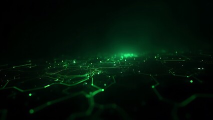 Obraz premium Abstract green background. Generative Ai. 
