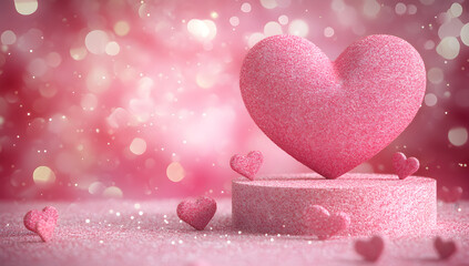 Obraz premium A Visual Journey Through Valentine's Day. AI generative.