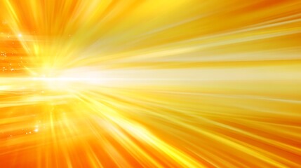 Abstract Golden Rays Of Light Bright Background