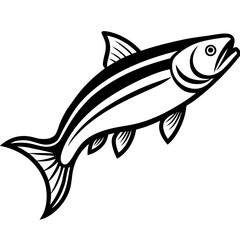 Majestic Salmon in a Powerful Leap