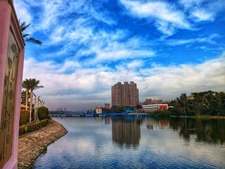 Maadi Island in Cairo in Egypt