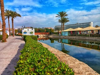 Maadi Island in Cairo in Egypt