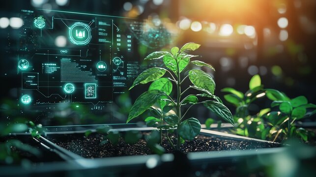 Technology Meets Nature in Agriculture - Powered by Adobe