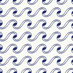 Abstract Weave Lines Seamless Pattern Design.