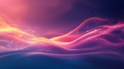 Obraz premium Abstract Pink and Purple Wave Background