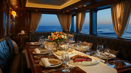 Luxury Yacht Dinner Cruise: Indulge in an Exquisite Ocean View Gourmet Meal