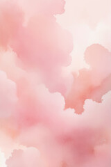 Obraz premium Abstract creative pink wave banner watercolor Gradient hot pink Vignette Concrete Minimalist Background Design with abstract stripe Hand painted.