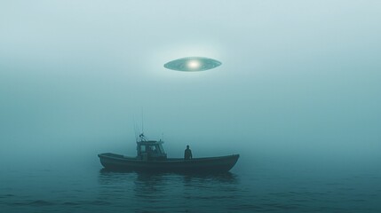 Mysterious Encounter on Foggy Waters