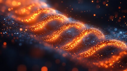 A surreal view of genetic material replication