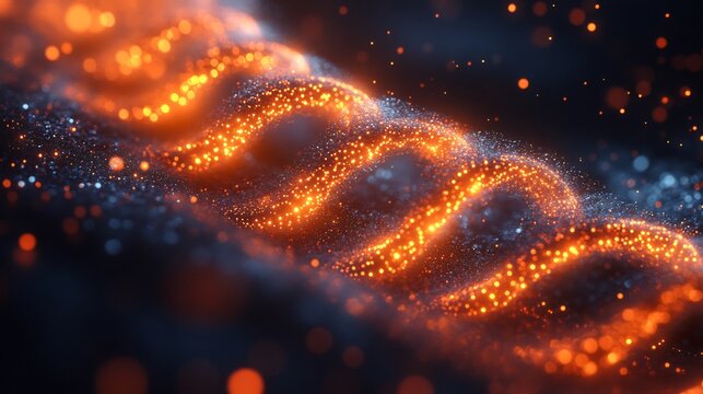 A surreal view of genetic material replication