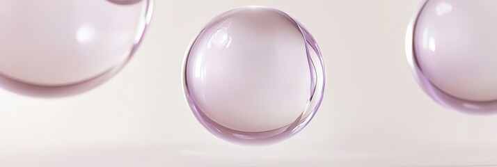 Three decorative glass eggs hang elegantly from a wall, celebrating the festive spirit of Easter.