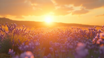 Vibrant field of colorful flowers blooming under a clear blue sky during sunny daylight