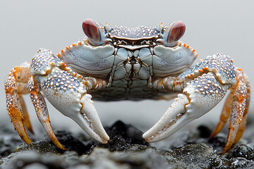 A Detailed Close Up Of A Galapagos Crab