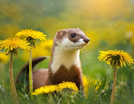 Zwischen Blumen