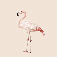 Fototapeta premium flamingo in the water