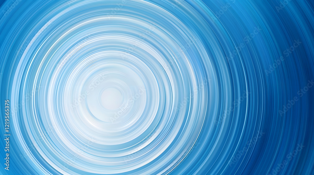 Wall mural light blue gradient background with a smooth, generative ai