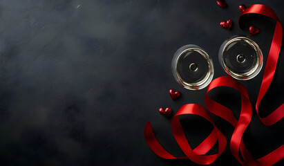 Fototapeta premium A Visual Journey Through Valentine's Day. AI generative.