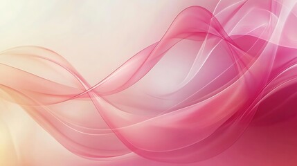 Abstract Pink and White Wave Design