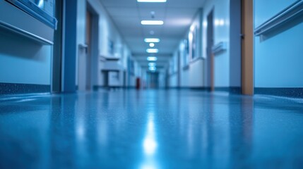 Obraz premium Empty hospital hall.