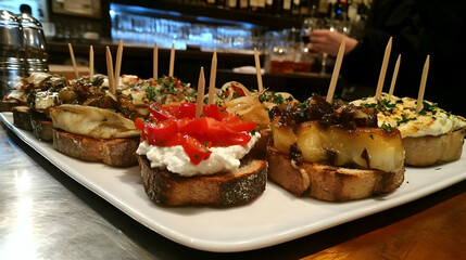 A Selection of Delicious Tapas: A Culinary Delight
