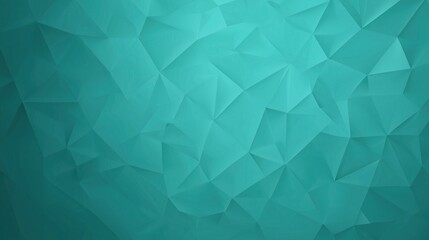 Teal Low-Poly Geometric Background