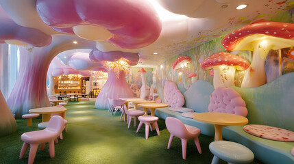Whimsical Mushroom Restaurant: A Fairytale Dining Experience