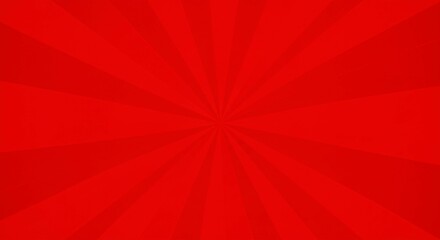 Vibrant Red Sunburst Background Radial Lines Design Abstract Texture Graphic Illustration