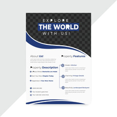 Travel flyer design, travel template, unique travel flyer design, unique flyer design, business template, business flyer design
