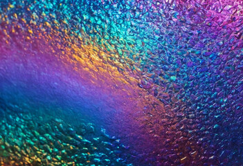 Holographic rainbow foil iridescent texture background