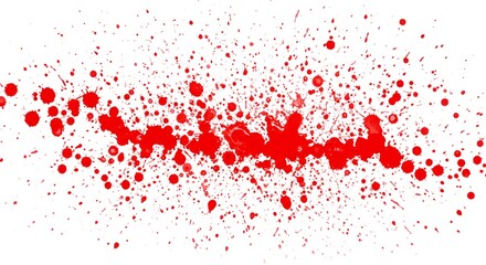 Abstract Red Ink Splatter Paint Drip Spray Background Texture