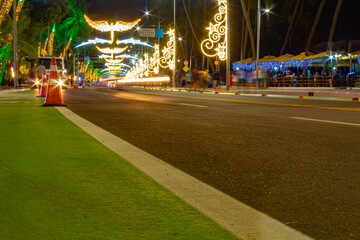 noite na  Praia de Pajuçara  Maceió Alagoas Brasil   nordeste brasileiro   