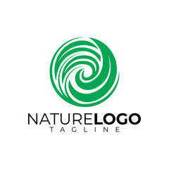 vector nature logo premium template
