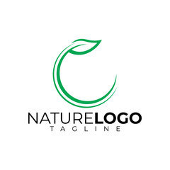 Obraz premium vector nature logo premium template