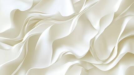 Obraz premium Elegant Off-White Paper Texture Background with Crumpled Wrinkled Design