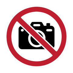 no photography  icon, do not take a picture icon.